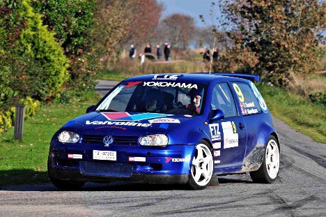 Tim Svanholt var hurtigste tohjulstrukne kører i 2009 i sin VW Golf Kit Car, men i år måtte han bøje sig for overmagten